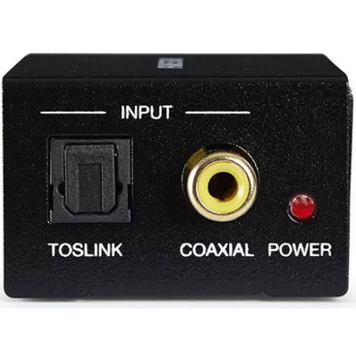Fonestar FO-37DA Convertisseur Audio Numérique Analogique DAC 24 bits SPDIF Toslink Coaxial RCA 96 kHz