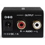 Fonestar FO-37DA Convertisseur Audio Numérique Analogique DAC 24 bits SPDIF Toslink Coaxial RCA 96 kHz