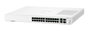 Commutateur réseau HPE Aruba Instant On 1960 24 ports Gigabit PoE+ avec 2 ports 10G Base-T et 2 ports SFP+, gestion cloud et locale