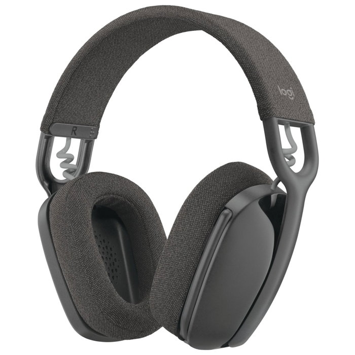 Logitech Zone Vibe 100 Graphite, Casque sans fil Bluetooth On-ear avec micro antibruit