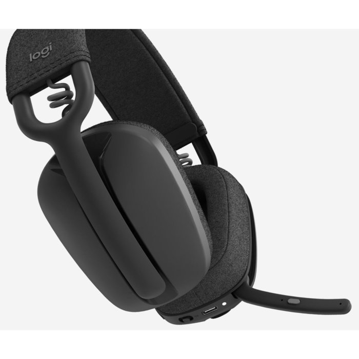 Logitech Zone Vibe 100 Graphite, Casque sans fil Bluetooth On-ear avec micro antibruit
