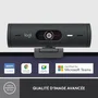 Logitech Webcam Brio 500 960-001422 Noire - Caméra PC avec USB, autofocus et micro