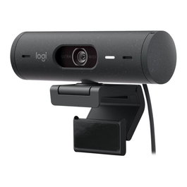 Logitech 960-001422 Webcam BRIO 500 pour Ordinateur - HD, 4K, USB-C, Microphone Intégré