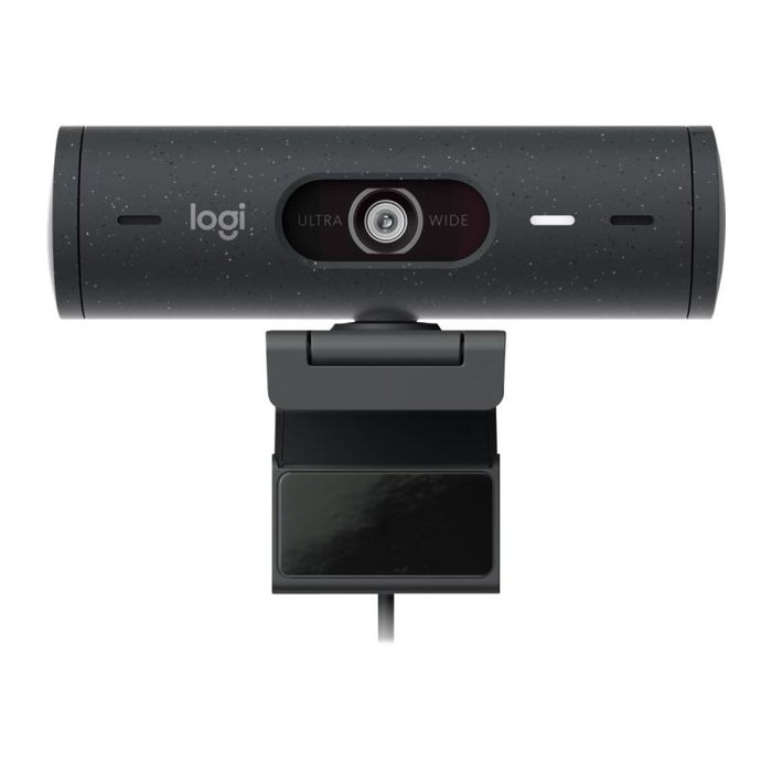 Logitech 960-001422 Webcam BRIO 500 pour Ordinateur - HD, 4K, USB-C, Microphone Intégré