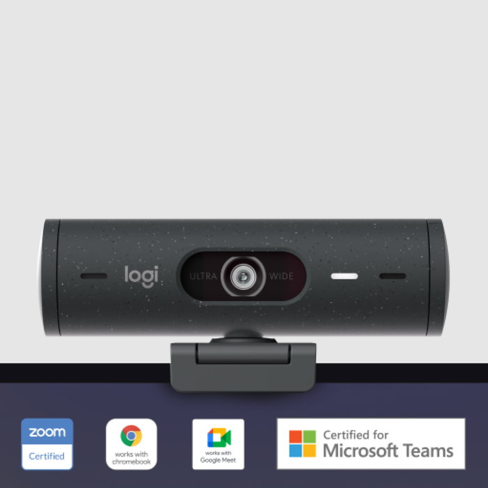 Logitech Brio 500 Full HD Webcam Graphite 1080p USB-C Autofocus Microphone Intégré Logitech Brio 500 Full HD Webcam Graphite 1080p USB-C Autofocus Microphone Intégré