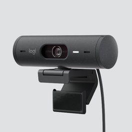 Logitech Brio 500 Full HD Webcam Graphite 1080p USB-C Autofocus Microphone Intégré