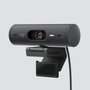 Logitech Brio 500 Full HD Webcam Graphite 1080p USB-C Autofocus Microphone Intégré