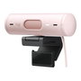 Logitech 960-001421 Brio 500 Webcam avec micro USB pour visioconférence en couleur rose