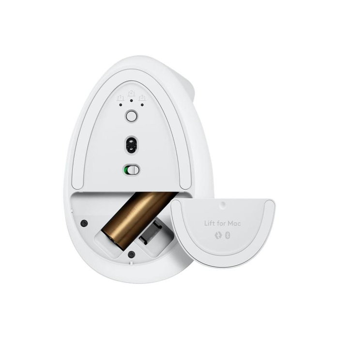 Logitech 910-006477 Lift Souris Ergonomique Verticale pour Mac (Blanc)