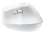 Logitech Lift Souris Verticale Ergonomique Sans Fil Bluetooth pour Mac - Blanc, 4000 DPI