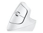 Logitech Lift Souris Verticale Ergonomique Sans Fil Bluetooth pour Mac - Blanc, 4000 DPI