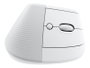Logitech Lift Souris Verticale Ergonomique Sans Fil Bluetooth pour Mac - Blanc, 4000 DPI
