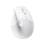 Logitech Lift - Souris ergonomique verticale sans fil pour Mac - Connectivité Bluetooth - Blanc - Droitier - Droitier