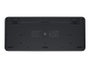 Logitech Signature K650 Wireless Inalambrico Clavier Bluetooth 5.1 QWERTY Espagnol avec Repose-Poignets et Pavé Numérique - Graphite