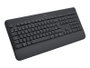 Logitech Signature K650 Wireless Inalambrico Clavier Bluetooth 5.1 QWERTY Espagnol avec Repose-Poignets et Pavé Numérique - Graphite