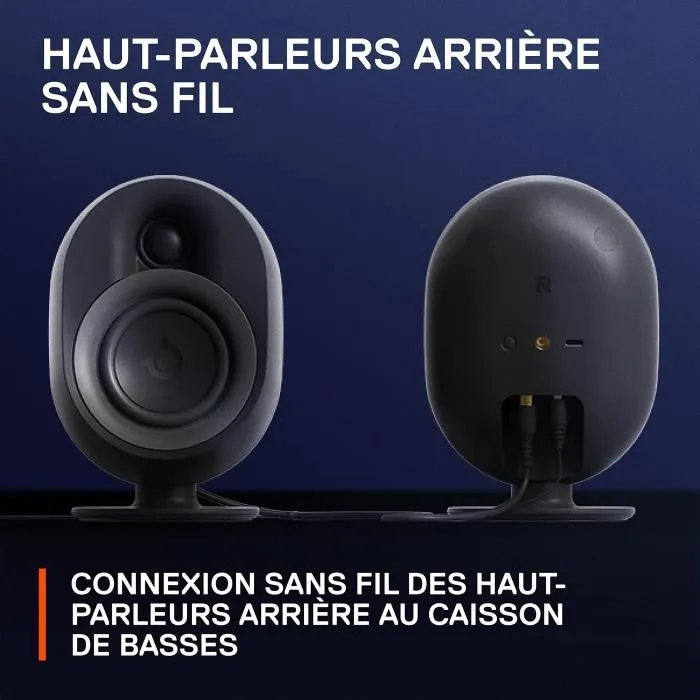 SteelSeries Arena 9 - Enceintes PC USB - Système de son surround 5.1 pour ordinateur et gaming SteelSeries Arena 9 - Enceintes PC USB - Système de son surround 5.1 pour ordinateur et gaming