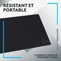 Logitech G G240 Tapis de Souris Gamer Noir, Surface Tissu Antidérapant, Optimisé Capteurs, 340 x 280 x 1 mm, Compatible PC Mac