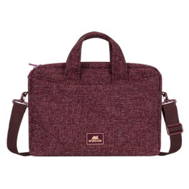 Rivacase 7921 Sacoche Ordinateur Portable Burgundy Anvik 14" Poliester Imperméable Rouge