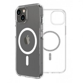 Muvit Coque Recycletek MagSafe pour Apple iPhone 14 Plus, Transparent