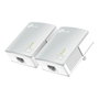 TP-Link Kit CPL AV600 TL-PA4010 - Adaptateur Powerline Gigabit avec Prise Intégrée (Lot de 2)
