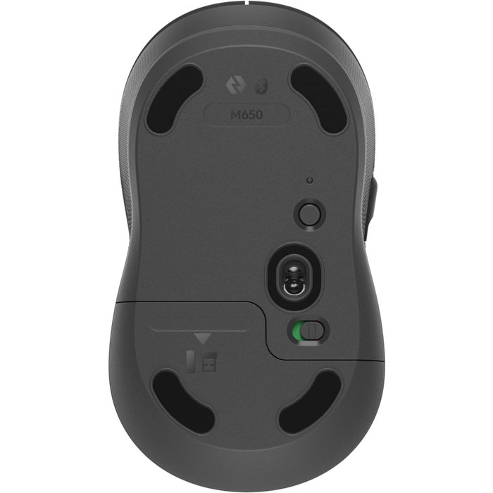 Logitech Signature M650 Souris sans fil, Graphite, Taille moyenne