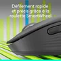 Logitech Signature M650 Souris Sans Fil Graphite pour Droitier avec Défilement Intelligent SmartWheel, Confort Amélioré, Poignées Caoutchouc et Technologie SilentTouch