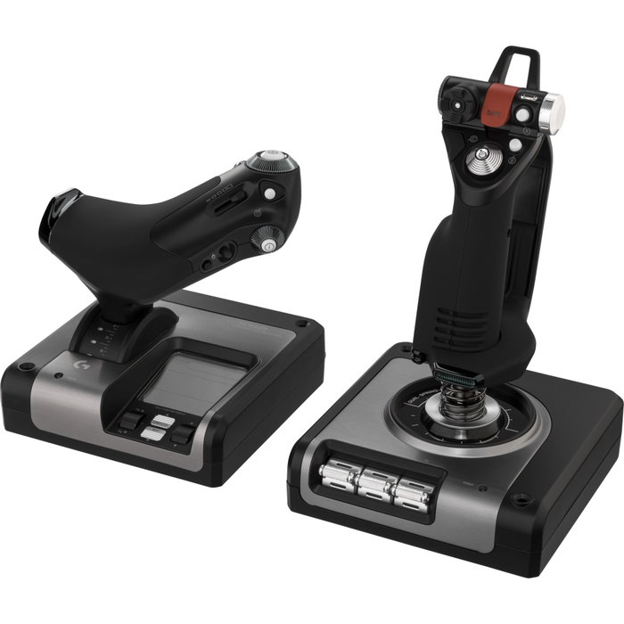 Logitech G X52 Pro Flight Control Panel Noir