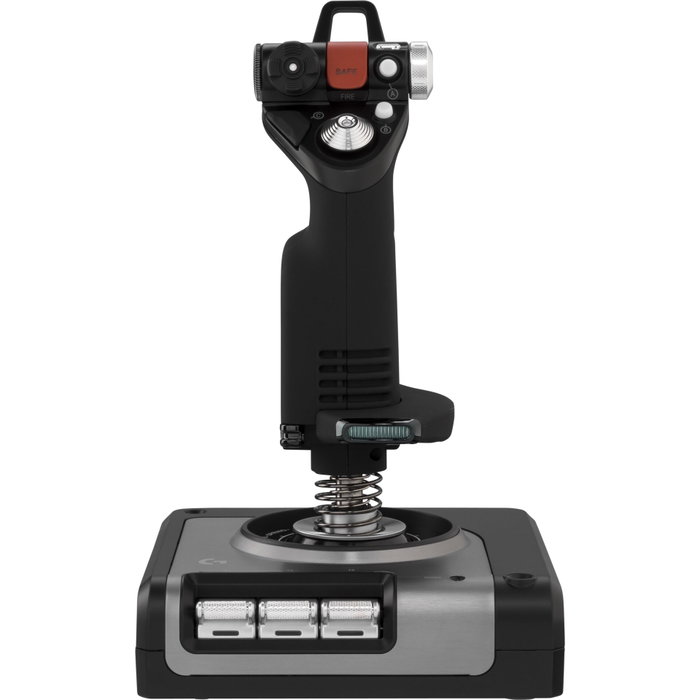 Logitech G X52 Pro Flight Control Panel Noir