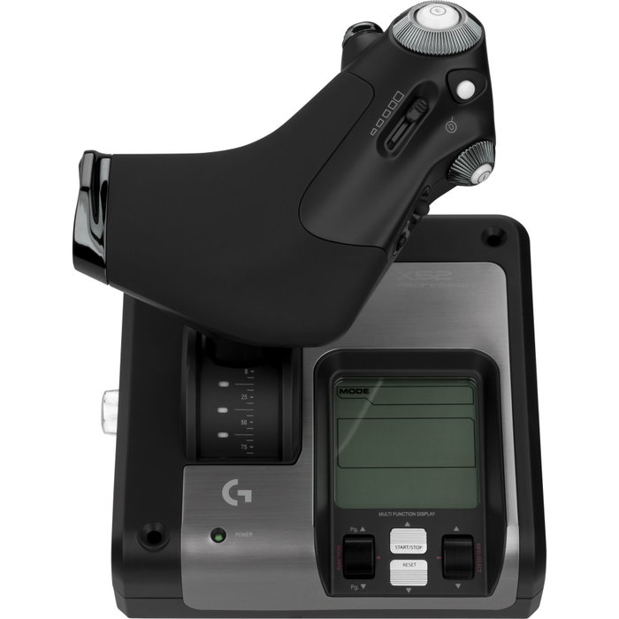 Logitech G X52 Pro Flight Control Panel Noir