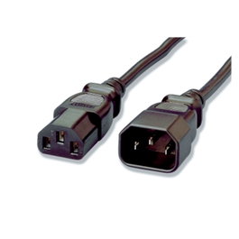 Equip Cordon Raccord Alimentation IEC C14 Mâle vers C13 Femelle 1,8 mètres