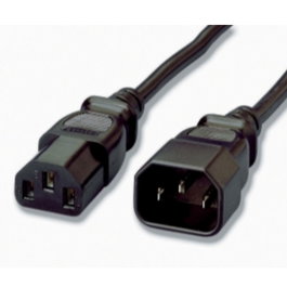 Equip Câble de rallonge 112100 noir 1,8 m C14 à C13