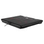 Mars Gaming MNBC2 Base de Refroidissement pour PC Portable Gaming 5 Ventilateurs jusqu'à 17 Pouces Stand Réglable avec 2 Ports USB 2.0