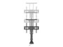 Equip 650606 Support Motorisé au Sol pour Écran 65", VESA 200x200 à 600x400, Noir, 50 kg