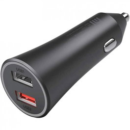 Xiaomi Mi Car Charger Chargeur Voiture double USB 37W MAX Charge Rapide LED Noir