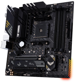 Asus Carte Mère TUF GAMING B550M-PLUS (90MB14A0-M0EAY0) Noir - AMD B550, Socket AM4, Micro ATX