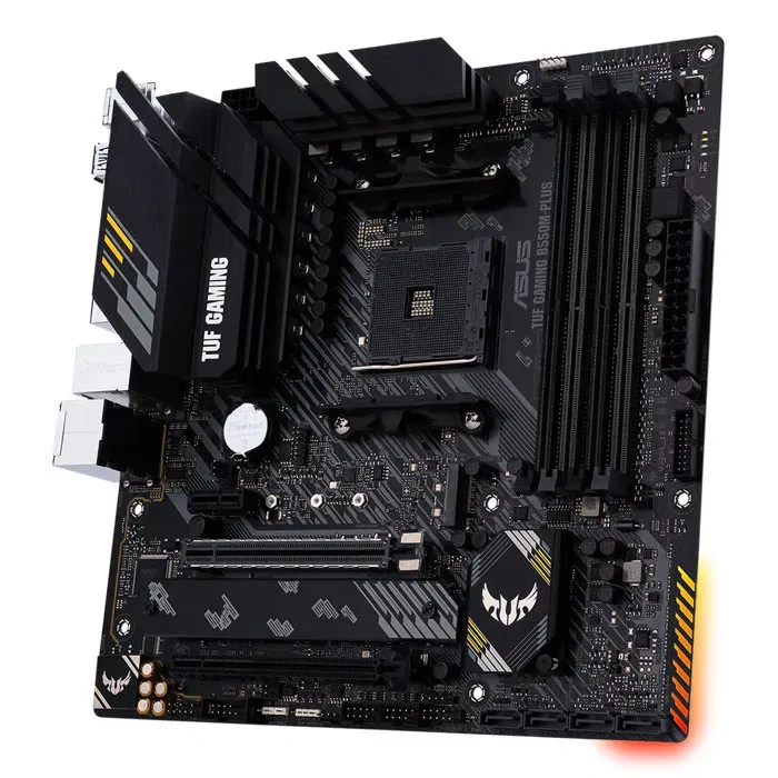 Asus Carte mère TUF GAMING B550M-PLUS (90MB14A0-M0EAY0), Socket AM4, AMD B550, ATX Micro, WiFi, PCIe 4.0 Asus Carte mère TUF GAMING B550M-PLUS (90MB14A0-M0EAY0), Socket AM4, AMD B550, ATX Micro, WiFi, PCIe 4.0