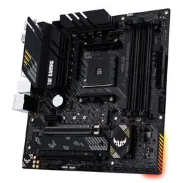 Asus Carte mère TUF GAMING B550M-PLUS (90MB14A0-M0EAY0), Socket AM4, AMD B550, ATX Micro, WiFi, PCIe 4.0