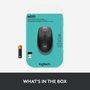 Logitech M190 - Souris Sans Fil Taille Standard pour Ordinateur, Confort Main Droite/Gauche, Précision 1000 dpi, Portée 10 m, Autonomie 18 Mois, Récépteur USB