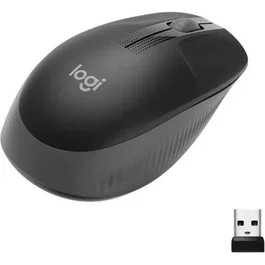 Logitech M190 Souris sans fil ergonomique pour main moyenne/grande, 1000 DPI, technologie optique - Noir