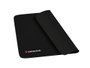 Genesis Carbon 500 M NPG-0658 Tapis de souris Gaming 300x250mm Surface textile rapide Bord cousu Base caoutchouc Noir