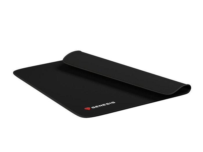 Genesis Carbon 500 M NPG-0658 Tapis de souris Gaming 300x250mm Surface textile rapide Bord cousu Base caoutchouc Noir