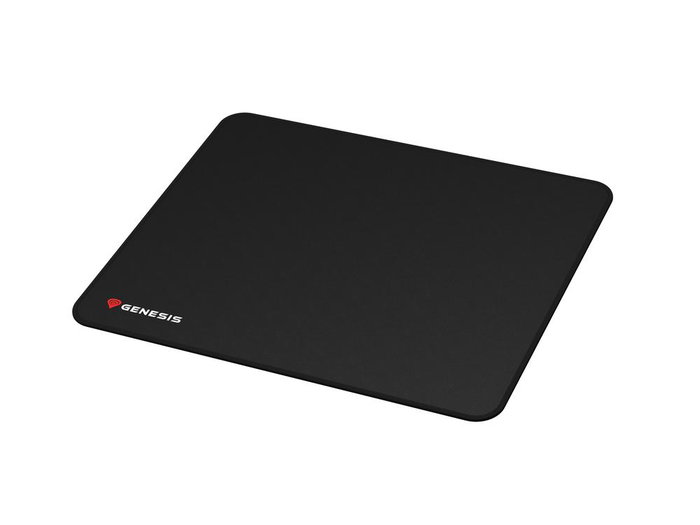 Genesis Carbon 500 M NPG-0658 Tapis de souris Gaming 300x250mm Surface textile rapide Bord cousu Base caoutchouc Noir