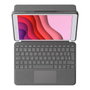 Logitech Combo Touch - Housse avec clavier QWERTY espagnol et pavé tactile - Graphite