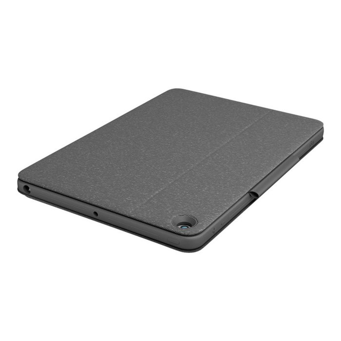 Logitech Combo Touch - Housse avec clavier QWERTY espagnol et pavé tactile - Graphite