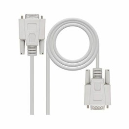Nanocable Câble RS232 DB9 Mâle-Femelle 1,8m Beige