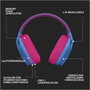 Logitech G G435 Lightspeed Bleu / framboise
