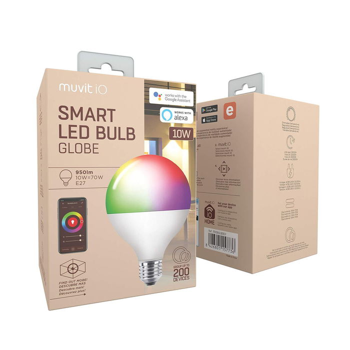 Ampoule à Puce Muvit iO 10 W E27 2700 K 6500 K 950 Lm Wi-Fi LED