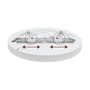 Muvit Plafonnier LED Wifi 30W Blanc 3000 Lumens Ajustable