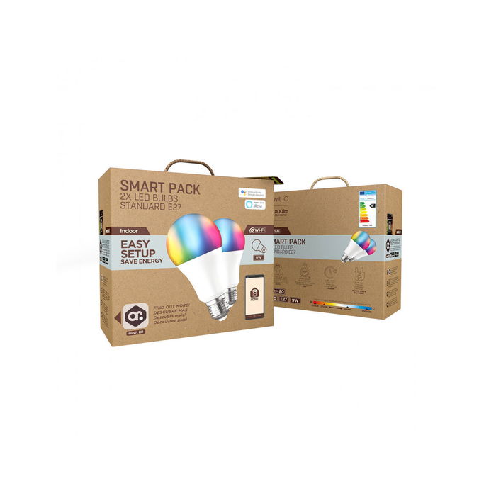 Ampoule à Puce Muvit iO 9 W E27 800 lm Wi-Fi LED 2700 K 6500 K