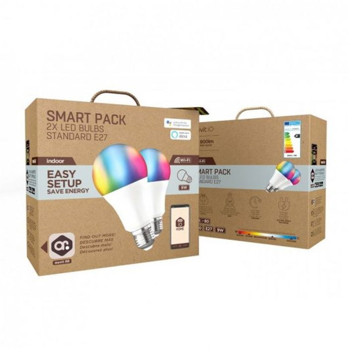 Ampoule à Puce Muvit iO 9 W E27 800 lm Wi-Fi LED 2700 K 6500 K